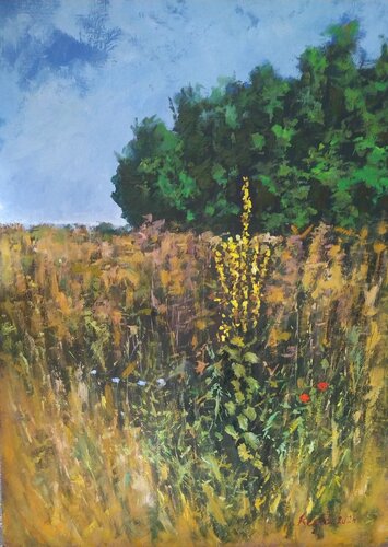 Wildflowers di István Kenéz, Pittura in vendita su Singulart