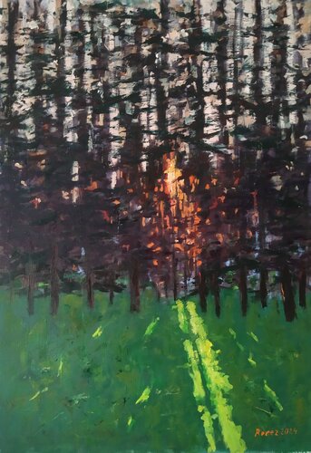 Early lights di István Kenéz, Pittura in vendita su Singulart