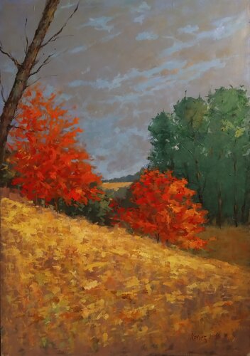 Autumn moment van István Kenéz, Schilderij te koop op Singulart