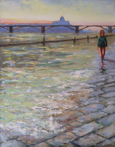 Flood di István Kenéz, Pittura in vendita su Singulart