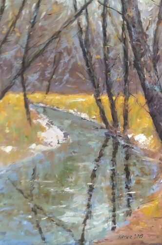 End of Winter von István Kenéz, Malerei kaufen auf Singulart
