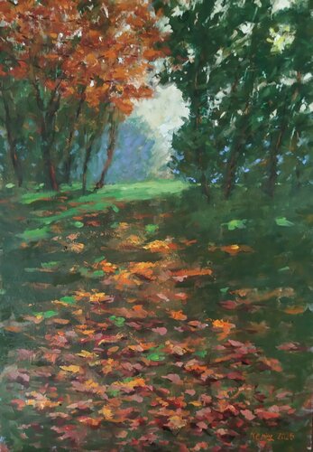 Autumnal day di István Kenéz, Pittura in vendita su Singulart