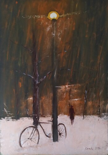 Alone di István Kenéz, Pittura in vendita su Singulart