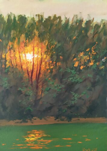 Happy day de István Kenéz, Pintura a la venta en Singulart