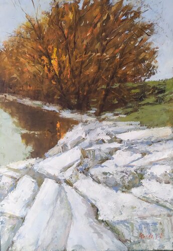 Ice-pack de István Kenéz, Pintura a la venta en Singulart