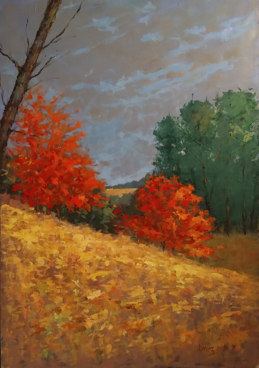 Autumn moment István Kenéz Originalgemälde zu verkaufen
