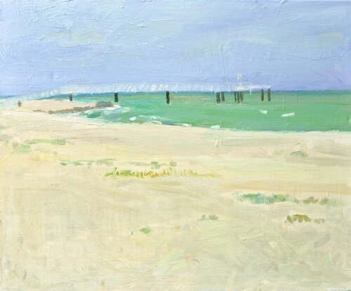 La arena y el mar par Andrey Khodakov, Peinture en vente sur Singulart