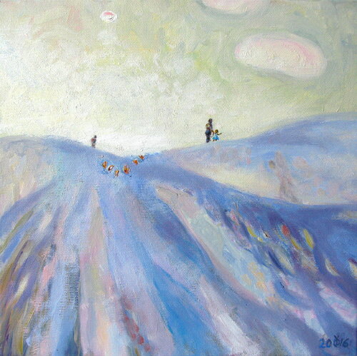 Walk in the Dunes by Dalia Čistovaitė, Painting for Sale on Singulart