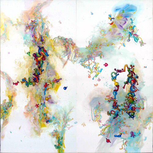 Quatre saisons - printemps, été de PUI-SAN HO, Pintura a la venta en Singulart