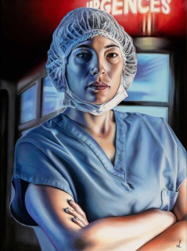 Urgences de nuit di Léni Whitford, Pittura in vendita su Singulart