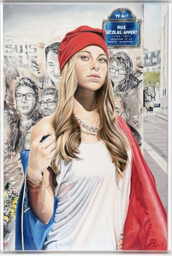 Je suis Charlie van Léni Whitford, Schilderij te koop op Singulart