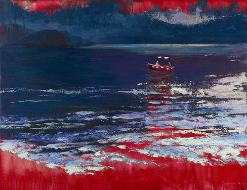 In the Boat von Kateryna Husieva, Malerei kaufen auf Singulart