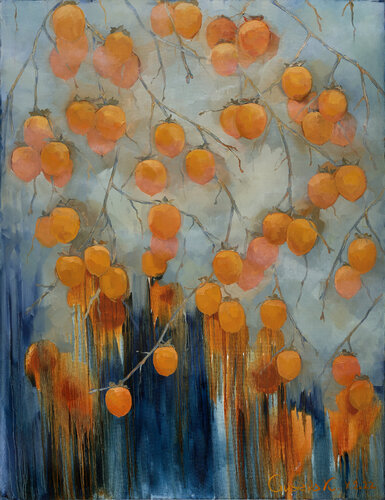 Persimmon by Kateryna Husieva, Painting for Sale on Singulart