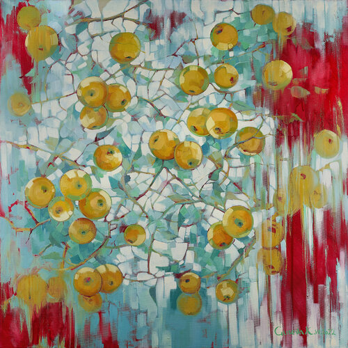 Apples by Kateryna Husieva, Painting for Sale on Singulart
