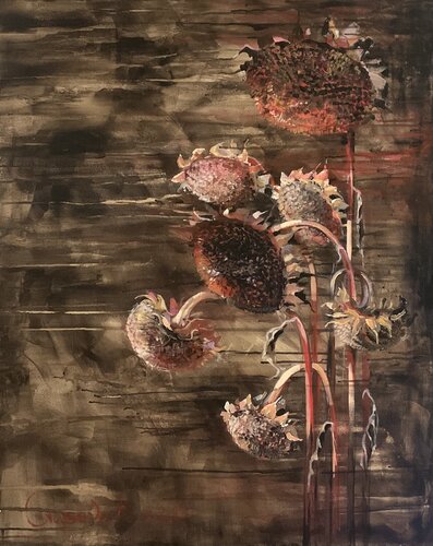 Unbreakable (SunflowersUA) di Kateryna Husieva, Pittura in vendita su Singulart