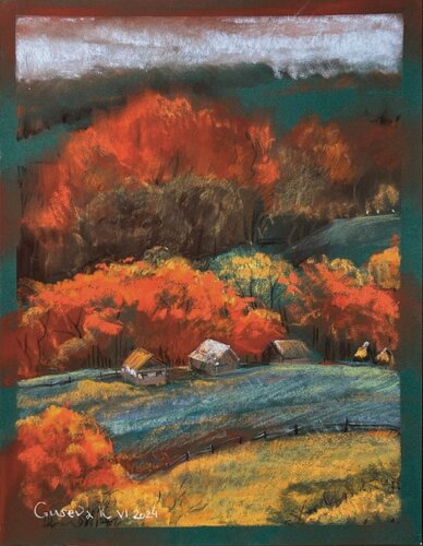 Carpathians de Kateryna Husieva, Dibujo a la venta en Singulart