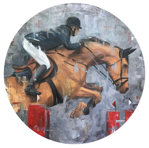 English riding von Mikhail Mishinskii, Malerei kaufen auf Singulart