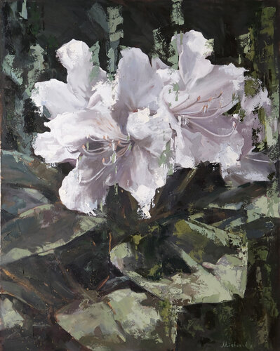 Rhododéndron van Mikhail Mishinskii, Schilderij te koop op Singulart