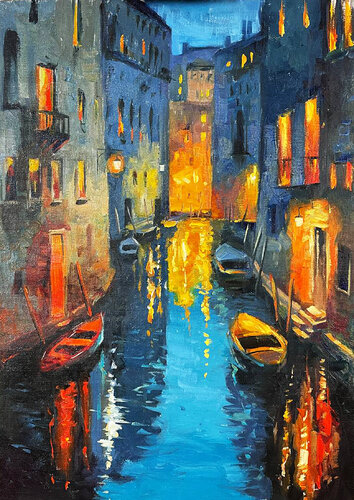 Luminous Passage by Mikhail Mishinskii, Painting for Sale on Singulart