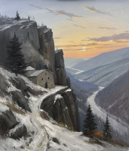 House Above the Silence von Mikhail Mishinskii, Malerei kaufen auf Singulart