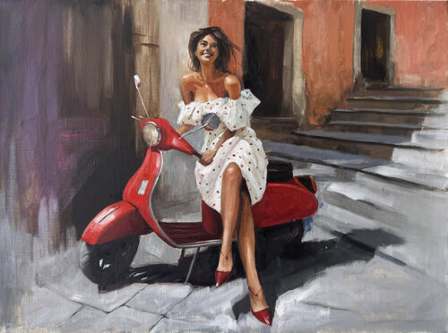Dolce Vita di Mikhail Mishinskii, Pittura in vendita su Singulart