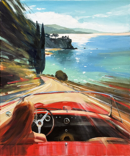 Velocity of Light van Mikhail Mishinskii, Schilderij te koop op Singulart