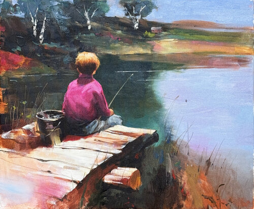 Stillness by Mikhail Mishinskii, 회화 for Sale on Singulart