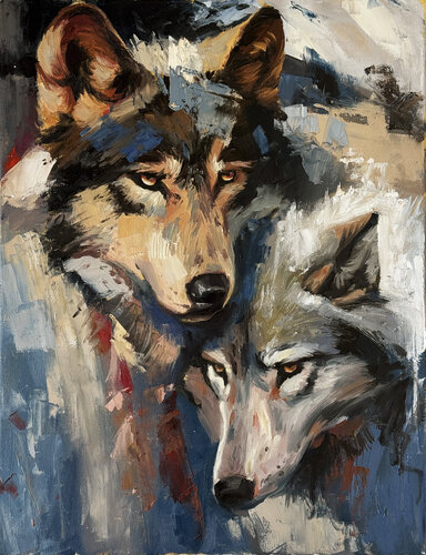 Silent Alliance by Mikhail Mishinskii, Painting for Sale on Singulart