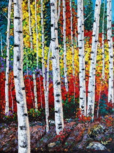 Autumn Song by vidyut Singhal, Painting for Sale on Singulart