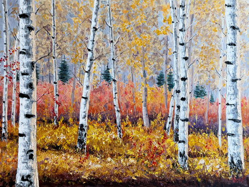 Golden Haze 2 by vidyut Singhal, Painting for Sale on Singulart
