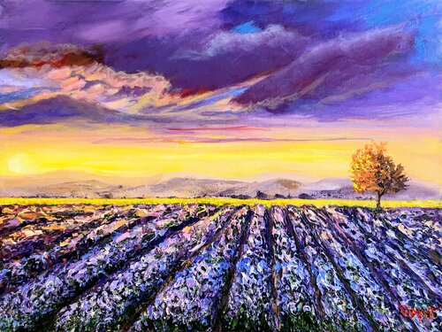 Lavender Dream by vidyut Singhal, Painting for Sale on Singulart