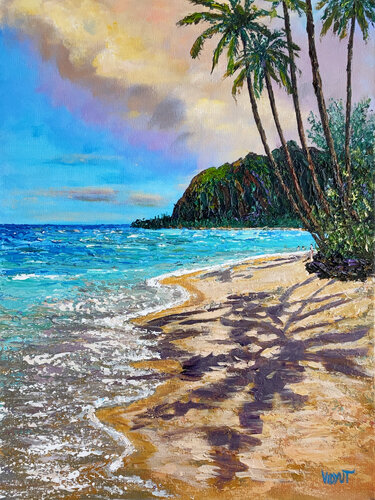 My Kauai Vacation van vidyut Singhal, Schilderij te koop op Singulart