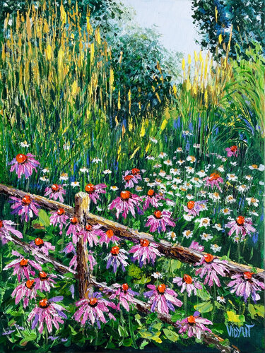 Sunny Pastures by vidyut Singhal, Painting for Sale on Singulart
