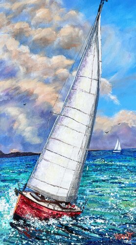 Against the Breeze von vidyut Singhal, Malerei kaufen auf Singulart