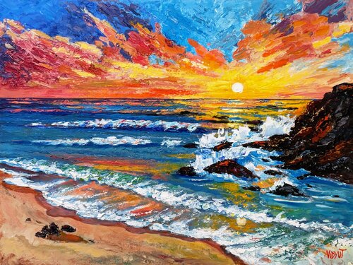 Vibrant Awakening by vidyut Singhal, Painting for Sale on Singulart