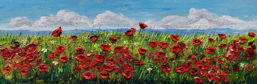 Dancing in Meadows by vidyut Singhal, Painting for Sale on Singulart