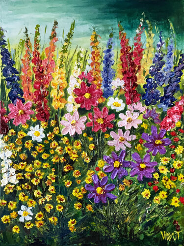Field of Joy by vidyut Singhal, Painting for Sale on Singulart