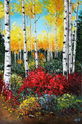 Radiance in the Woods von vidyut Singhal, Malerei kaufen auf Singulart