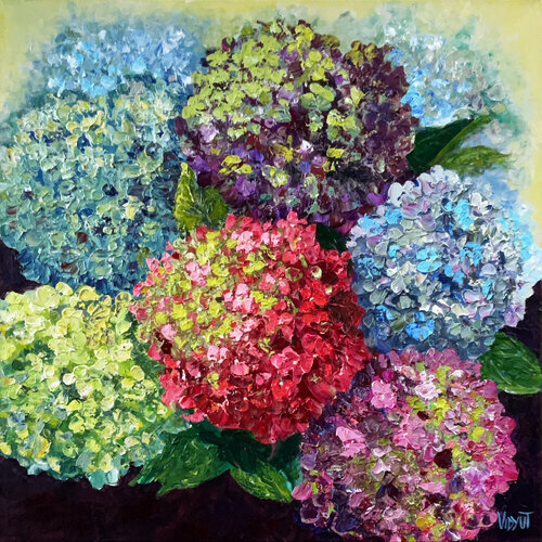 Blue at Birth, Radiant in Time by vidyut Singhal, Painting for Sale on Singulart