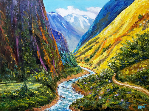 Majestic Empire of Stone van vidyut Singhal, Schilderij te koop op Singulart