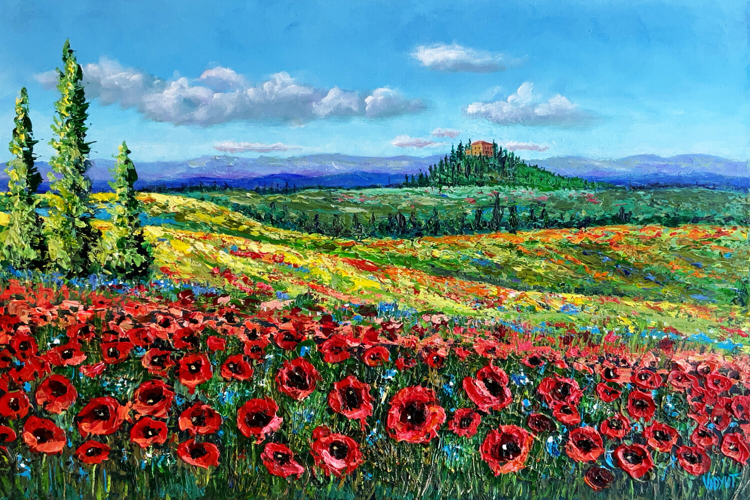 A Memory of Tuscan Countryside vidyut Singhal
