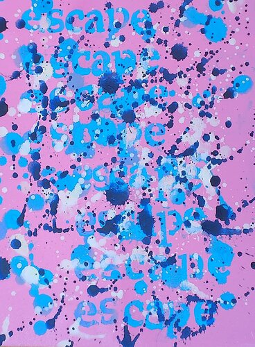 Escaping de Margie Nottingham, Pintura a la venta en Singulart