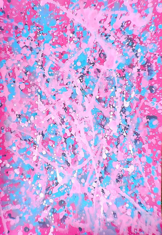 Pretty in pink. Margie Nottingham