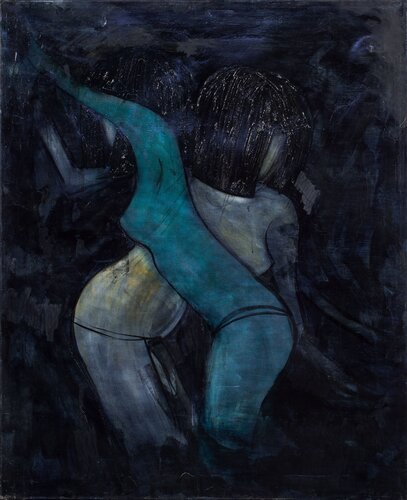 Synthwave Silhouettes #67 by Alexander Chalovsky, 油畫 for Sale on Singulart