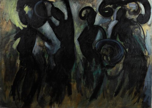 black dancers von Alexander Chalovsky, Malerei kaufen auf Singulart