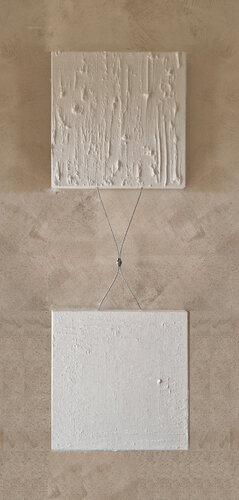 bianco e bianco (dittico) de Valeria Galasso, Pintura a la venta en Singulart