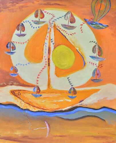 Roue libre par Gérard Thoris, Peinture en vente sur Singulart