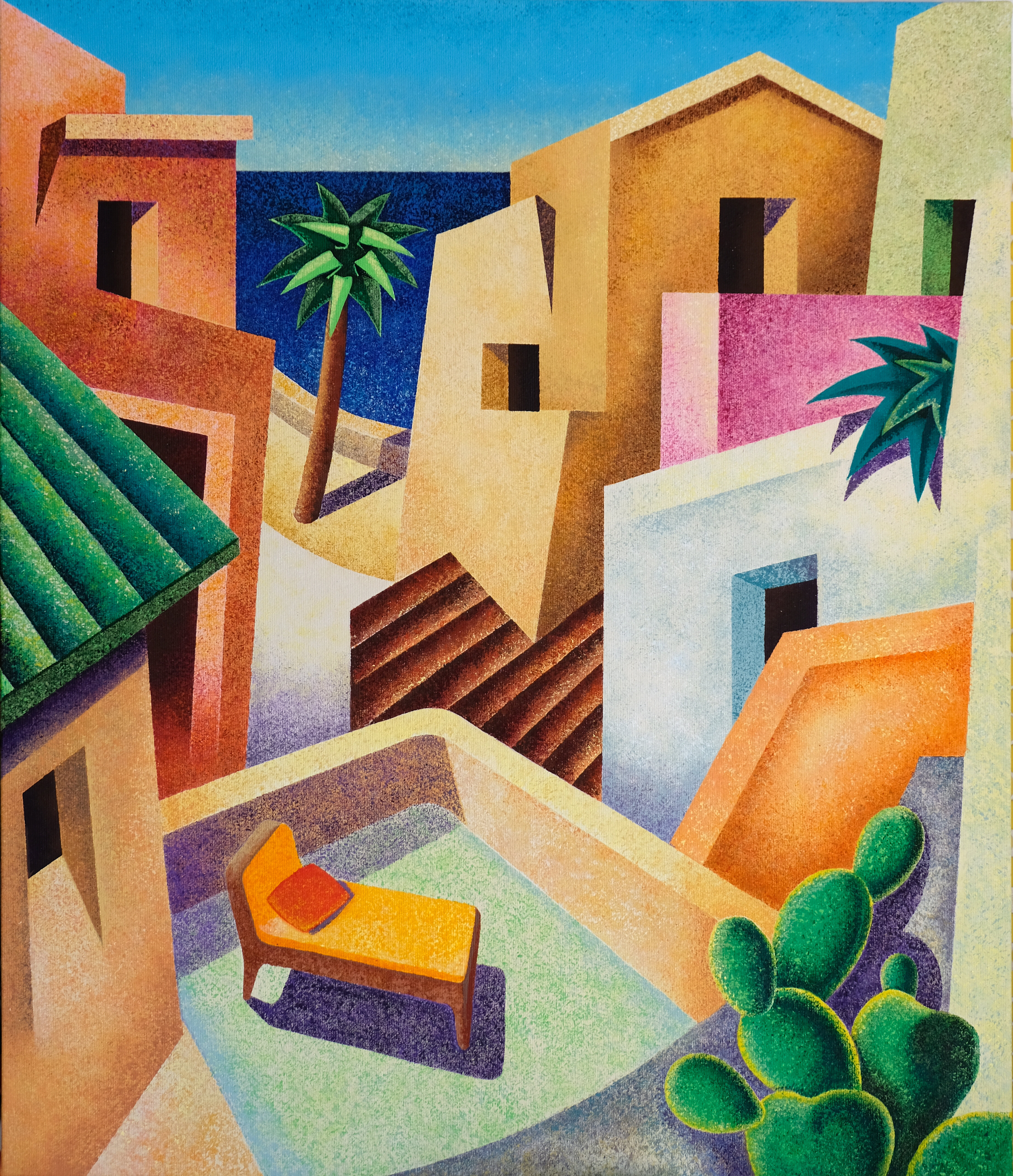 El colorido de las ciudades abarrotadas