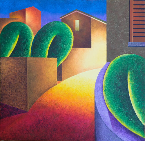 Un'ora della notte di Giancarlo Colombo, Pittura in vendita su Singulart