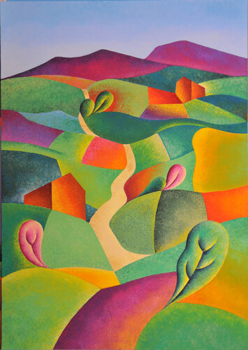 Paesaggio antropizzato de Giancarlo Colombo, Pintura a la venta en Singulart